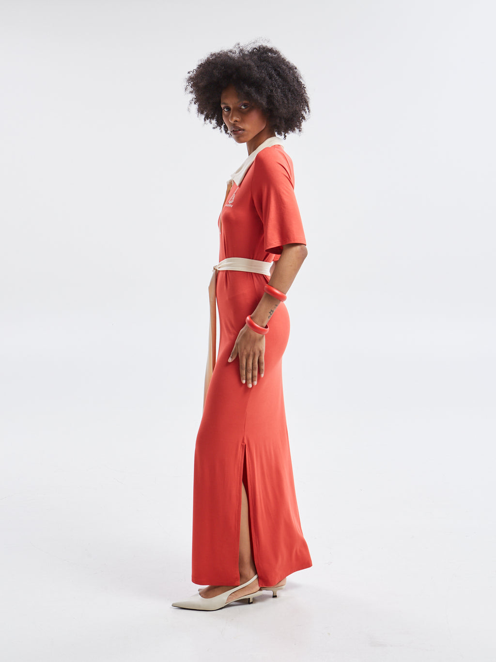 Yara polo red dress