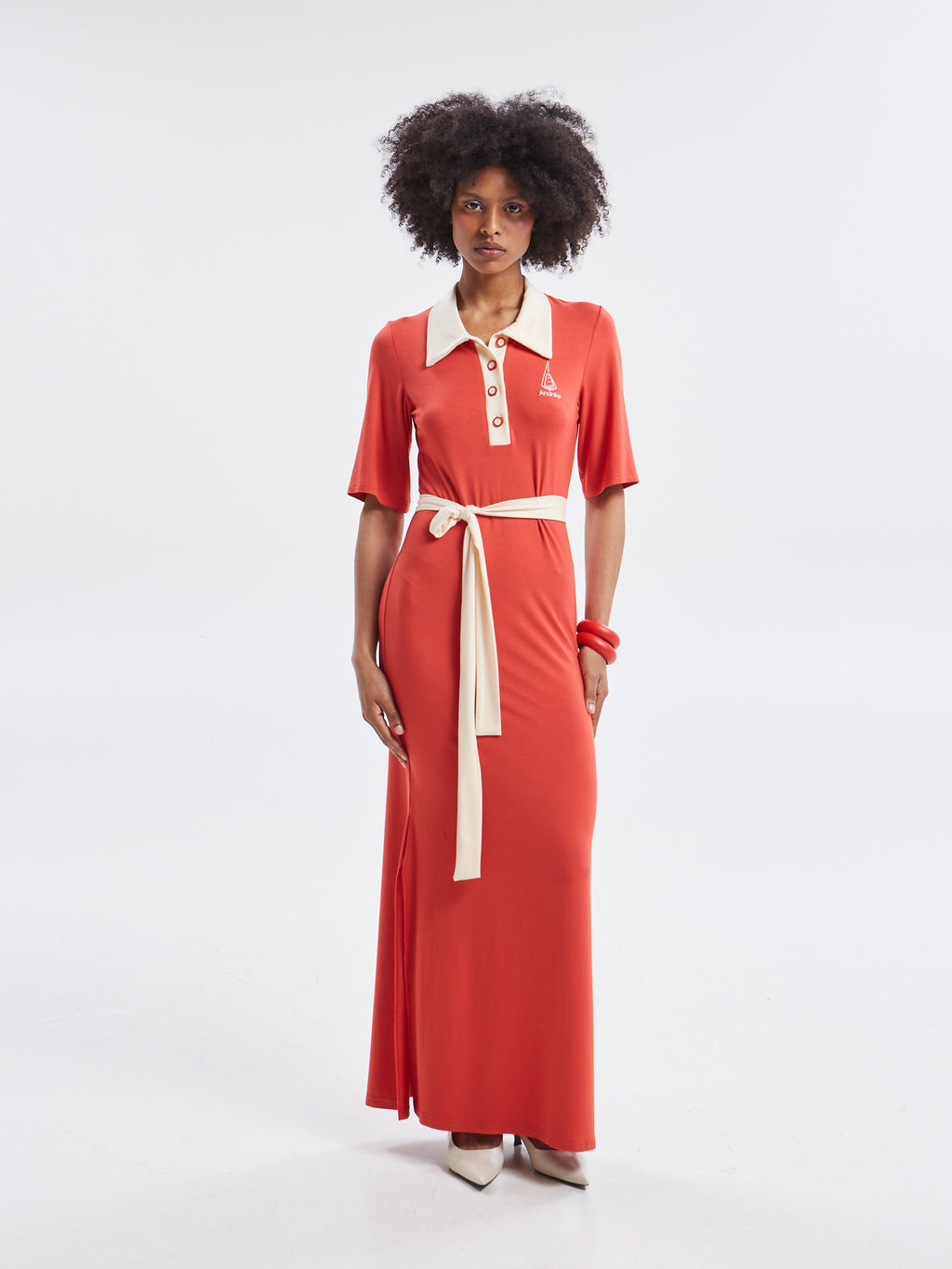 Yara polo red dress
