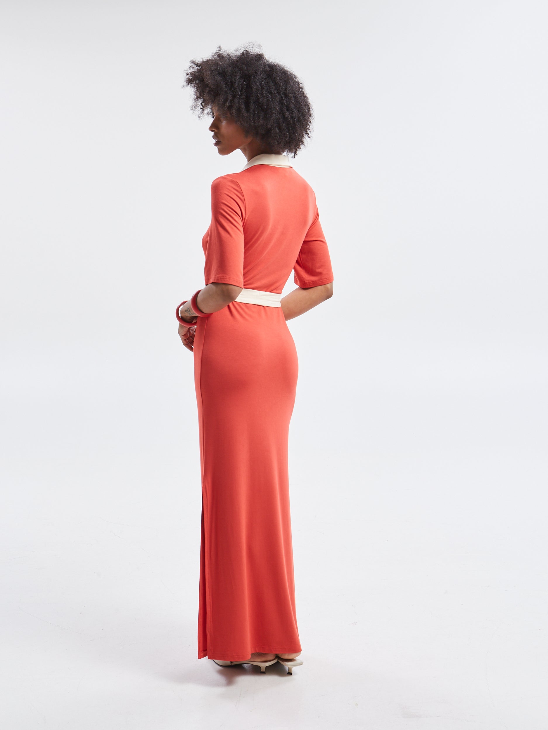 Yara polo red dress
