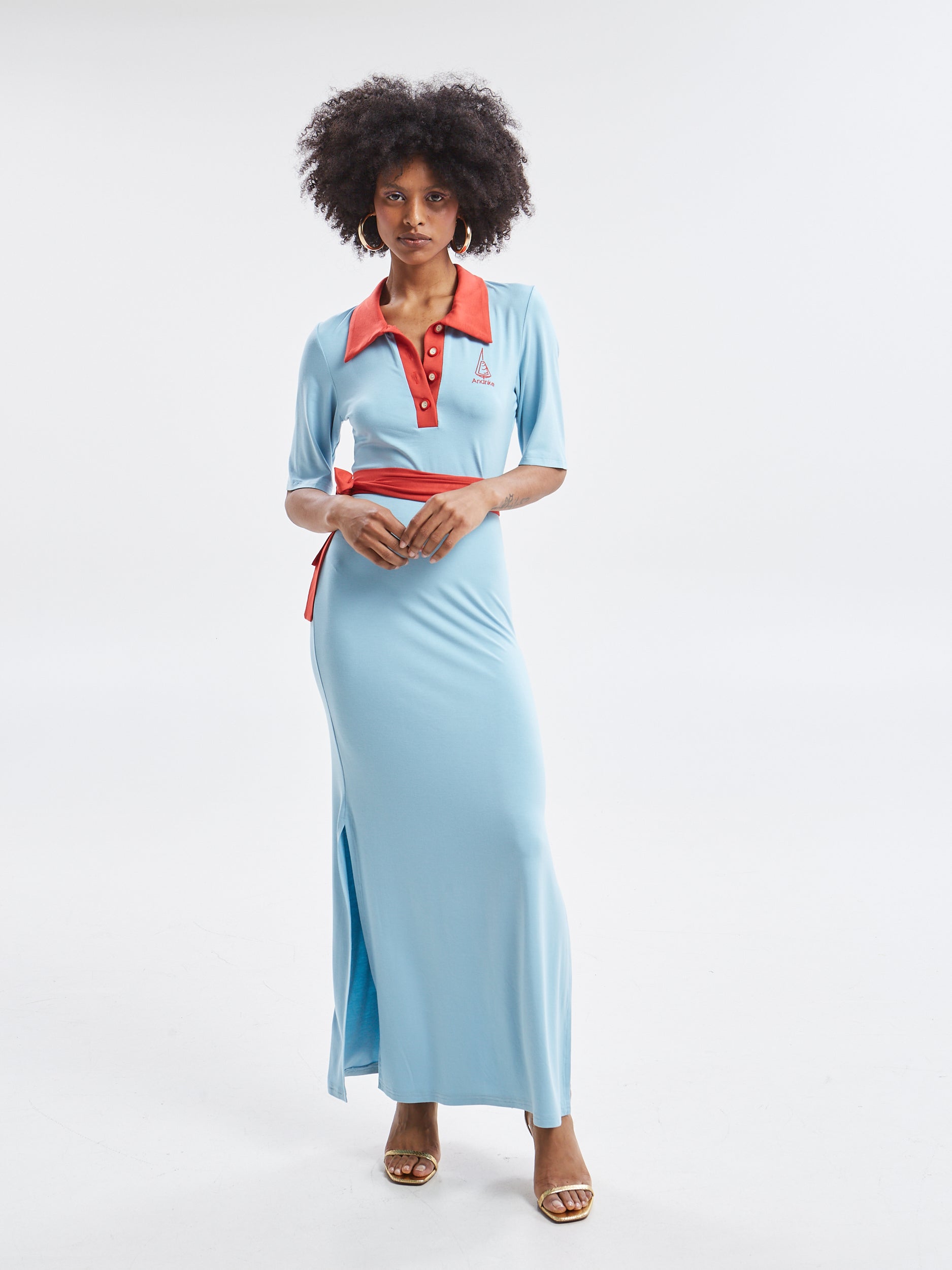 Yara polo ciel dress