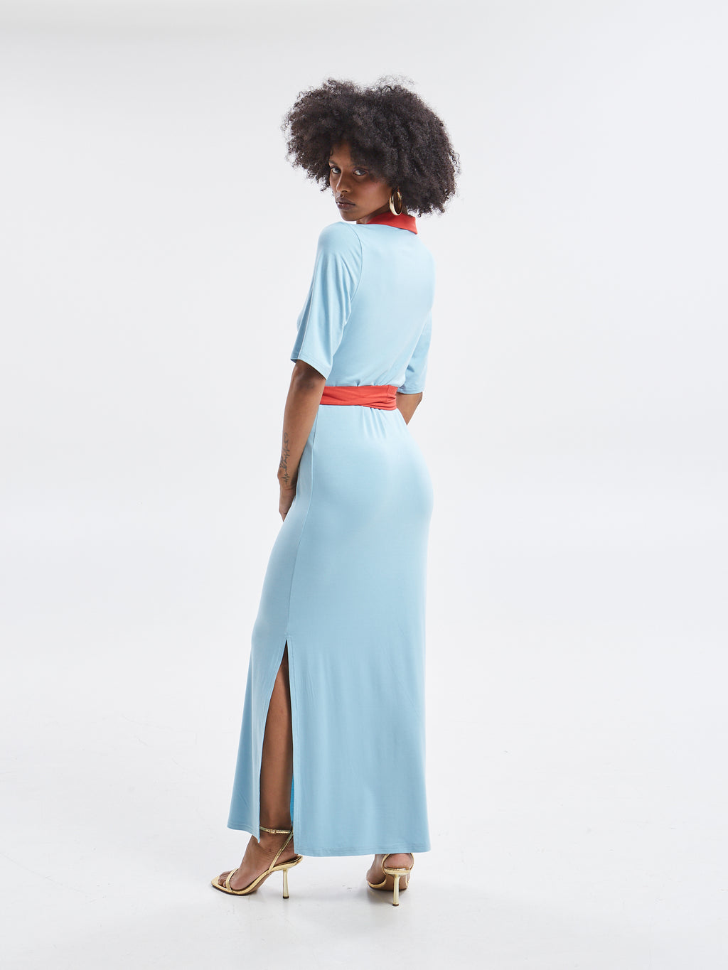 Yara polo ciel dress