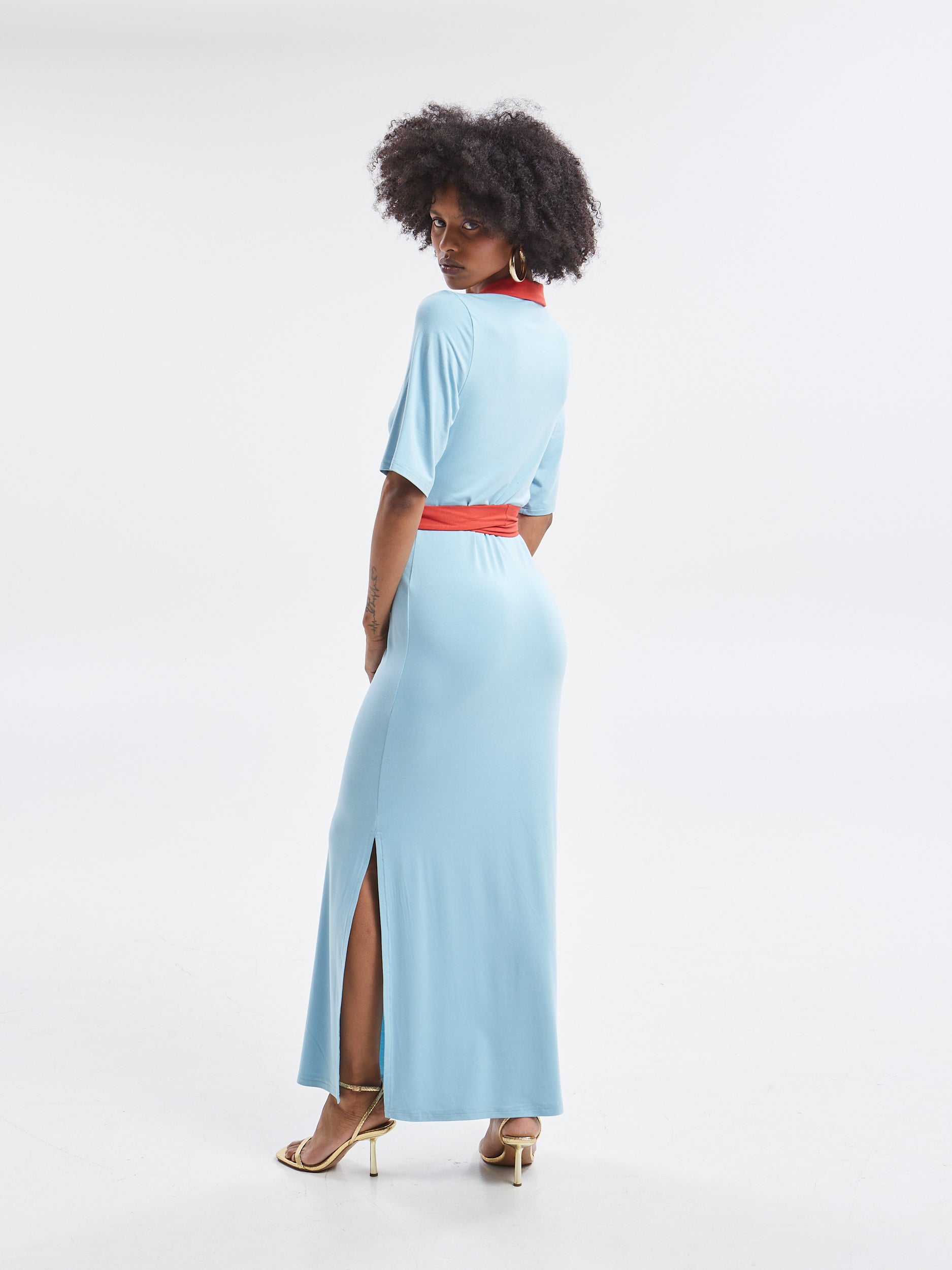 Yara polo ciel dress