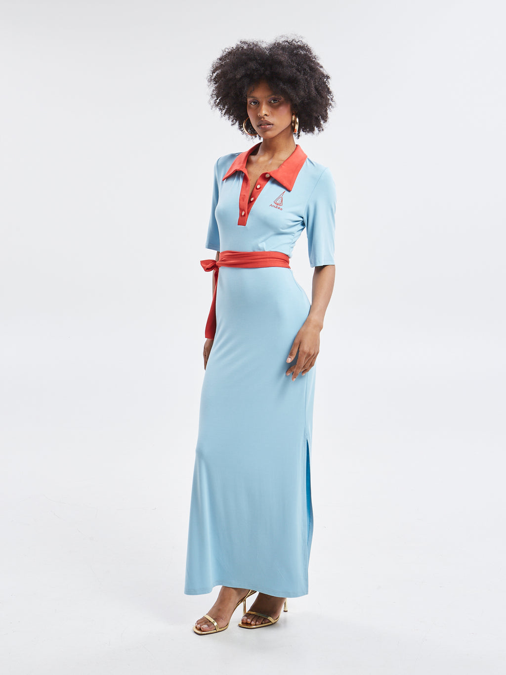 Yara polo ciel dress