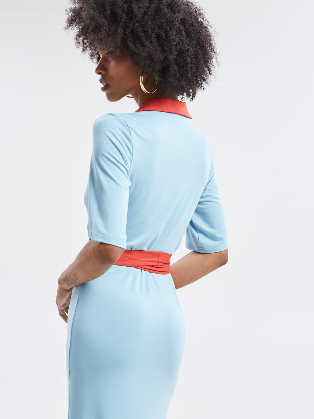 Yara polo ciel dress