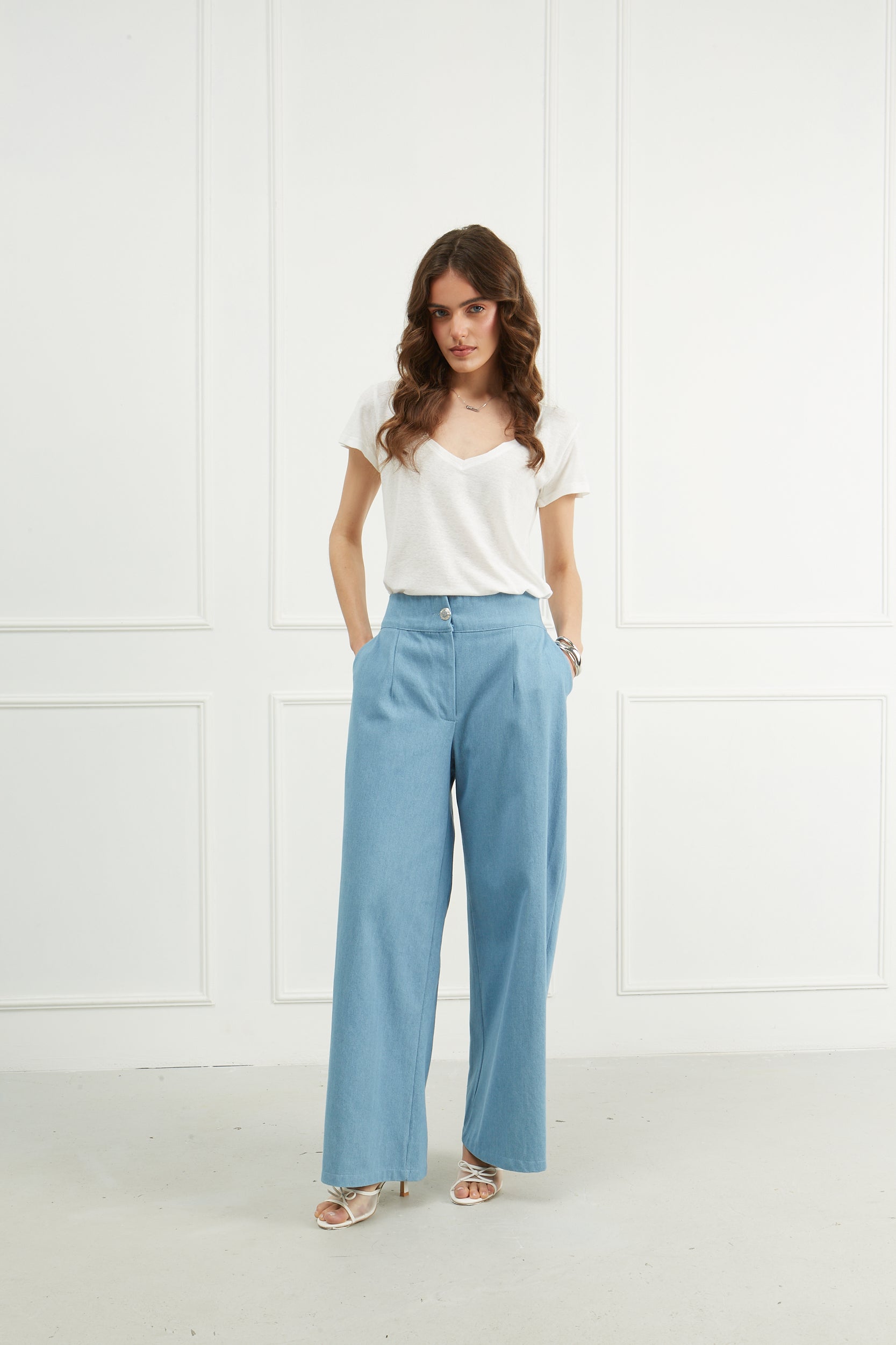 Παντελόνα denim blue