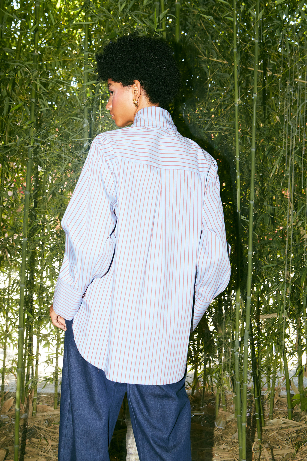 Blue stripped shirt