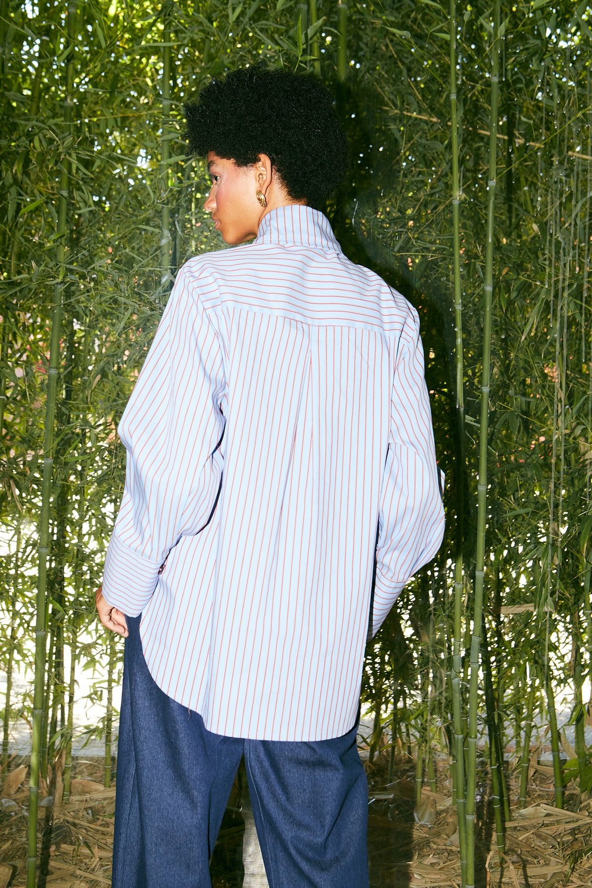 Blue stripped shirt