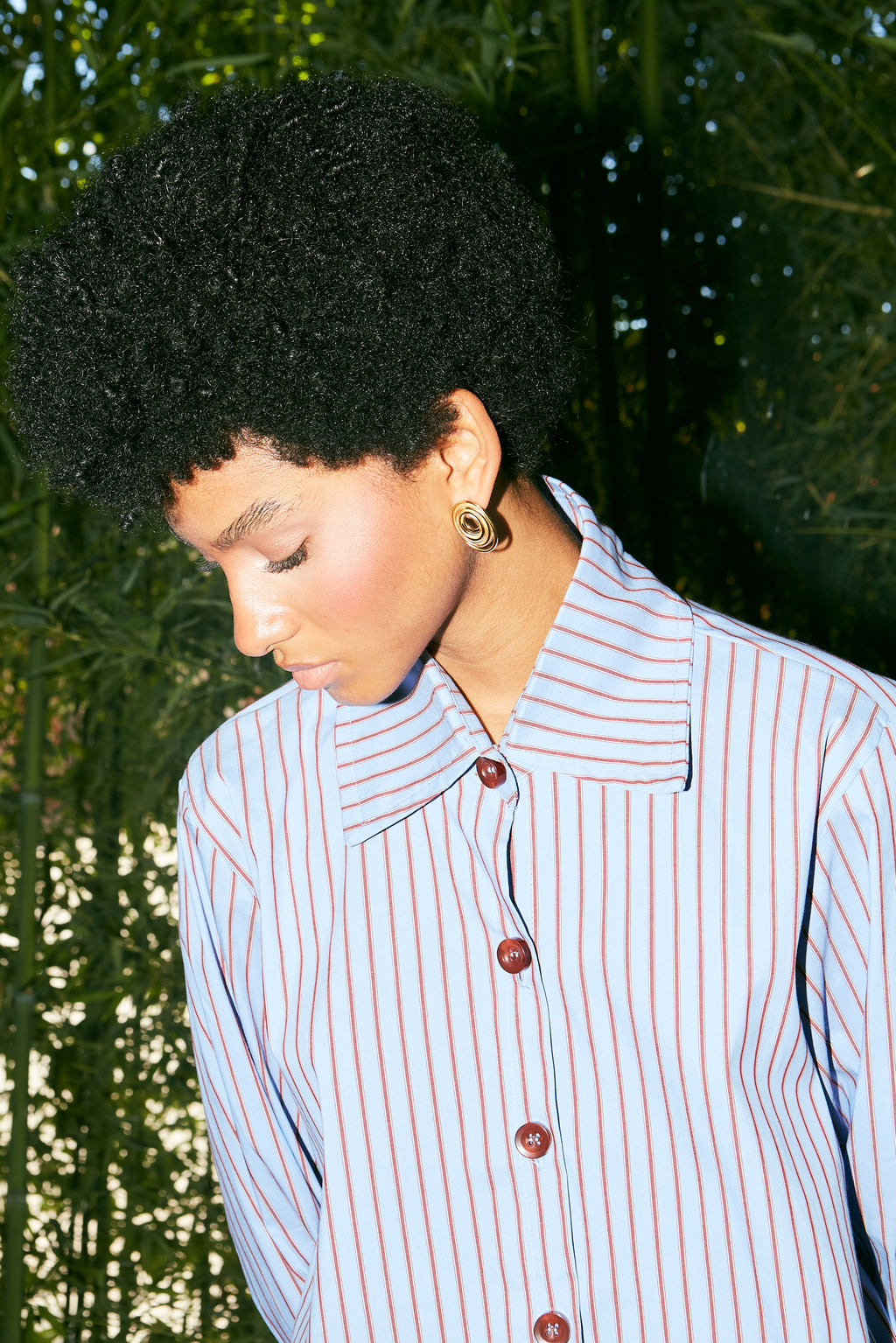 Blue stripped shirt