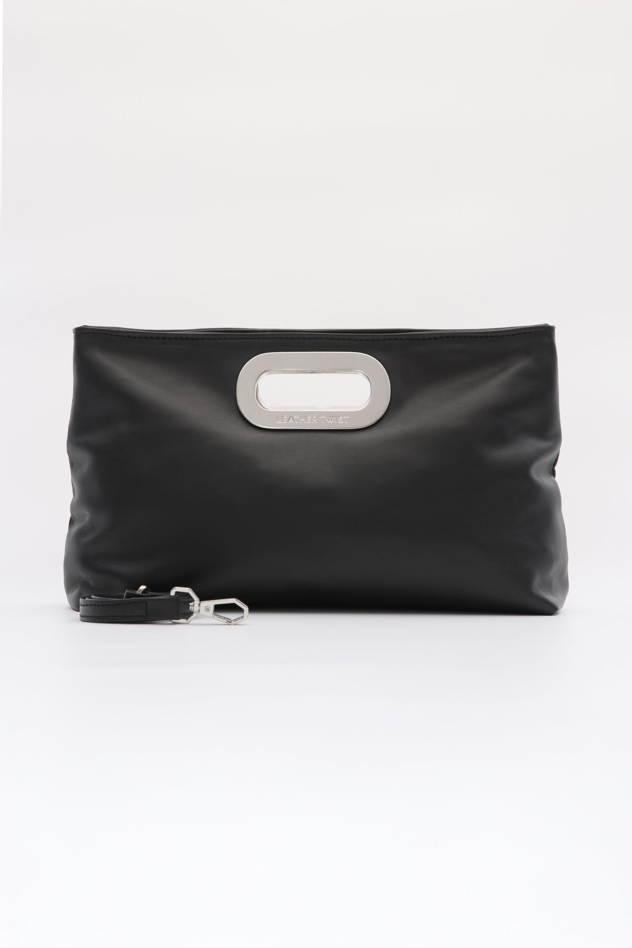 GOT HER ΔΕΡΜΑΤΙΝΗ CLUTCH ΤΣΑΝΤΑ ΜΑΥΡΗ