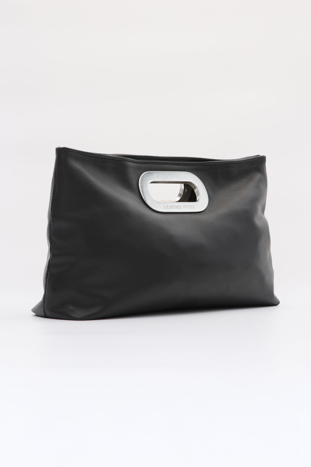 GOT HER ΔΕΡΜΑΤΙΝΗ CLUTCH ΤΣΑΝΤΑ ΜΑΥΡΗ