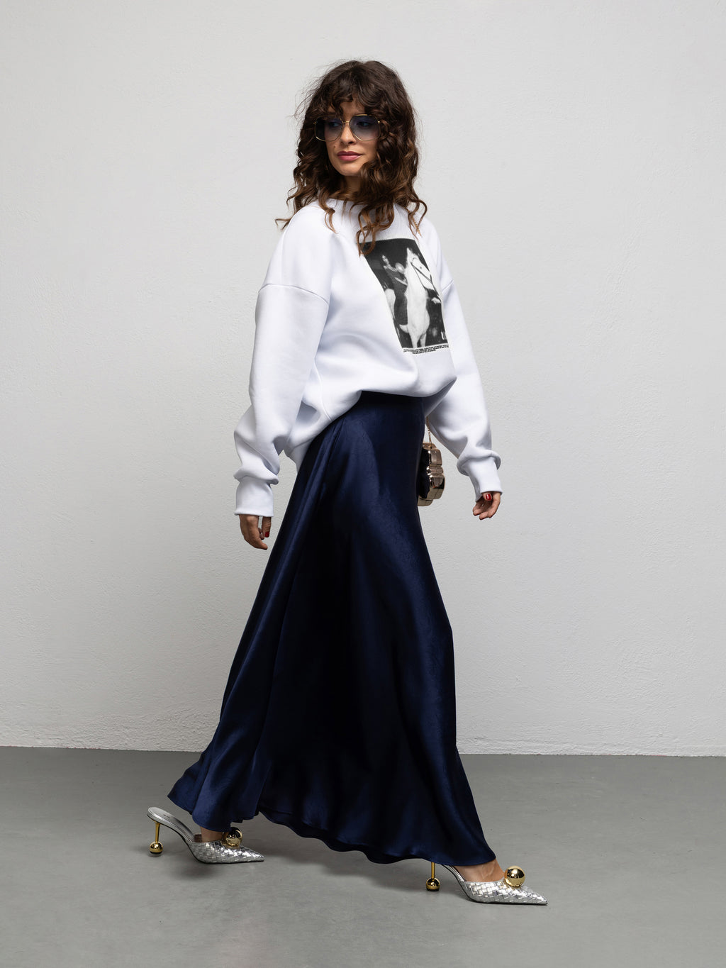 BELLA SKIRT - MIDNIGHT BLUE
