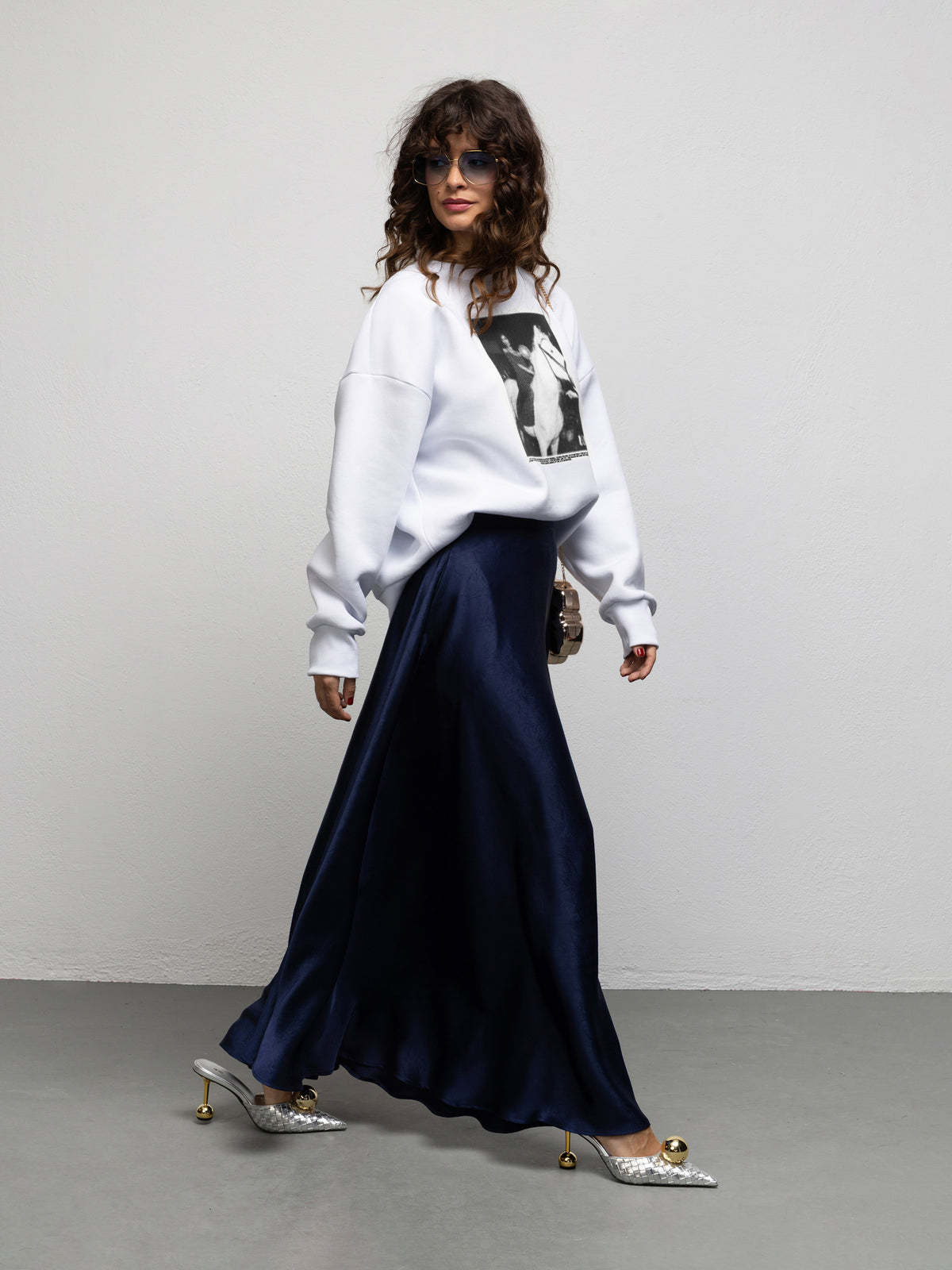 BELLA SKIRT - MIDNIGHT BLUE