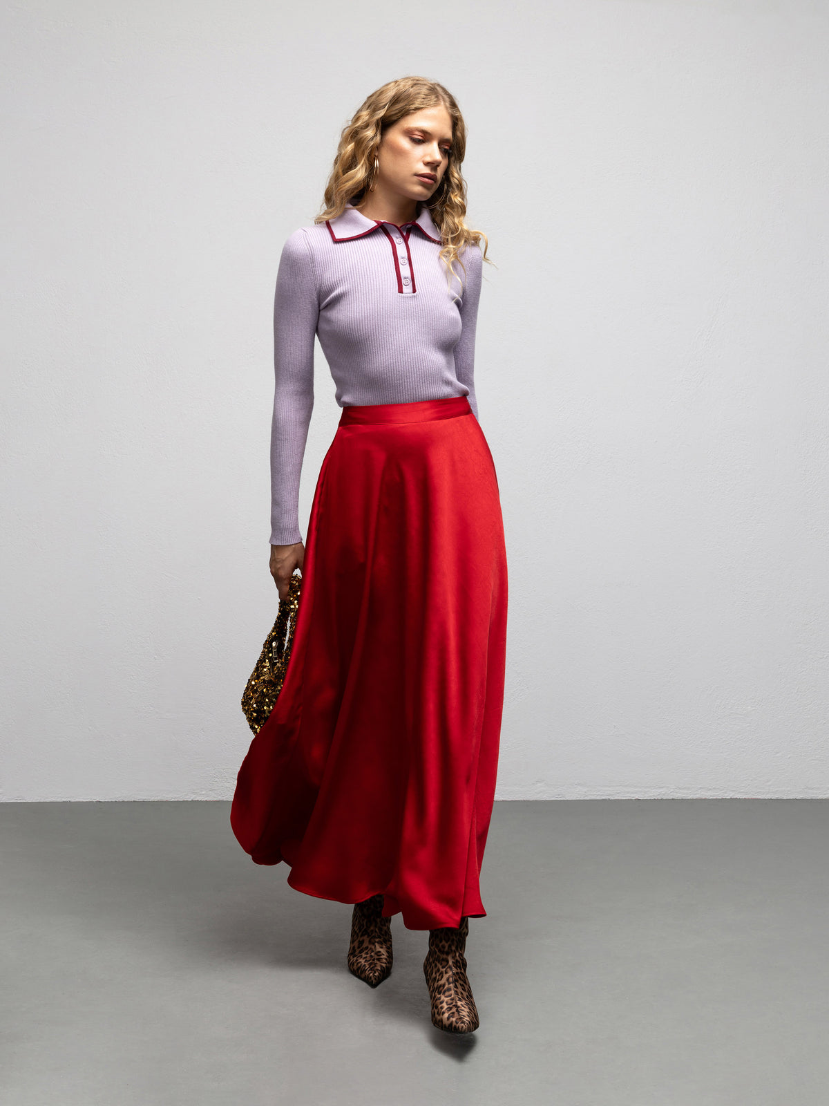 BELLA SKIRT - RED