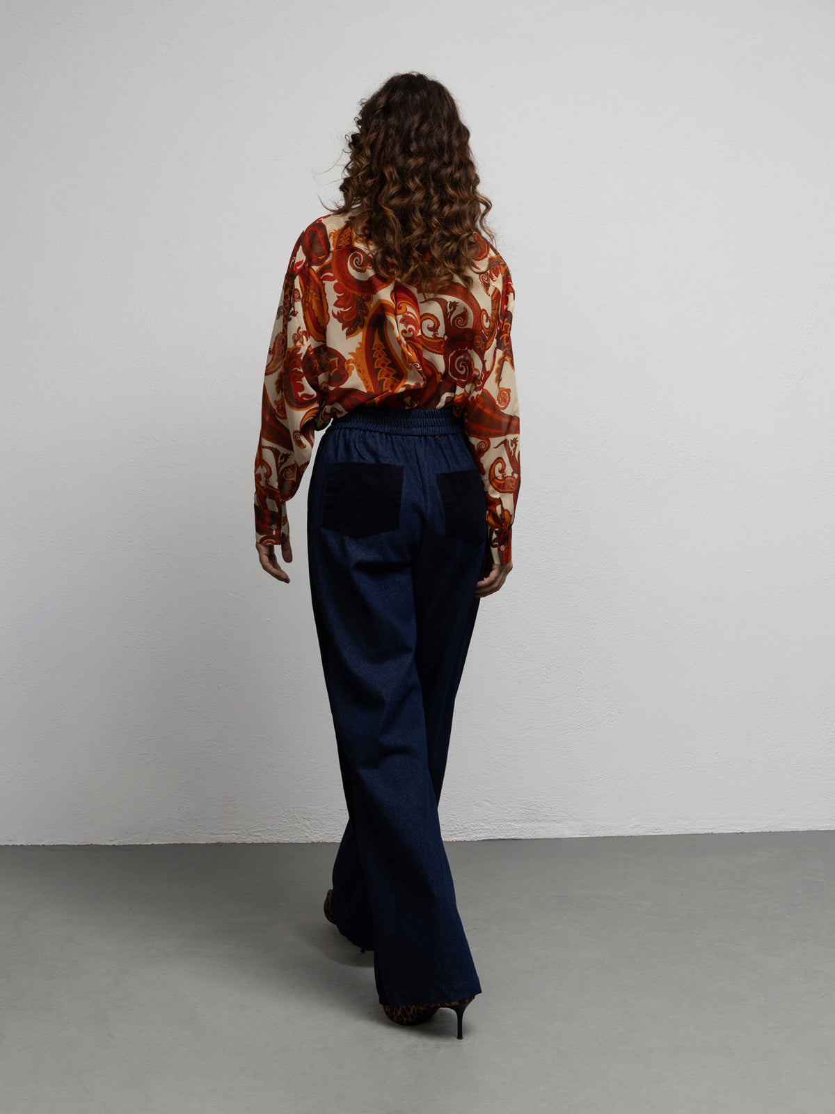 FREDDIE SHIRT - PAISLEY CREAM