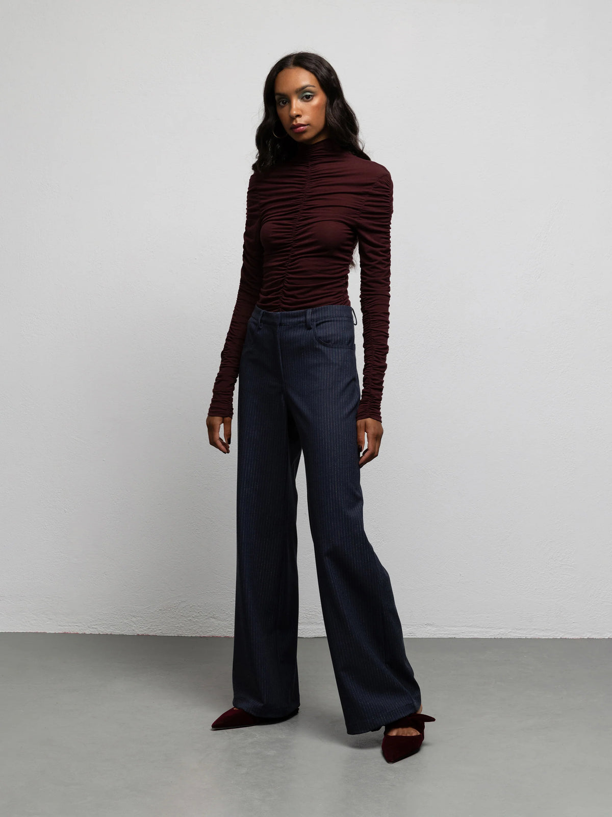 PATTI PANTS - STRIPES BLUE