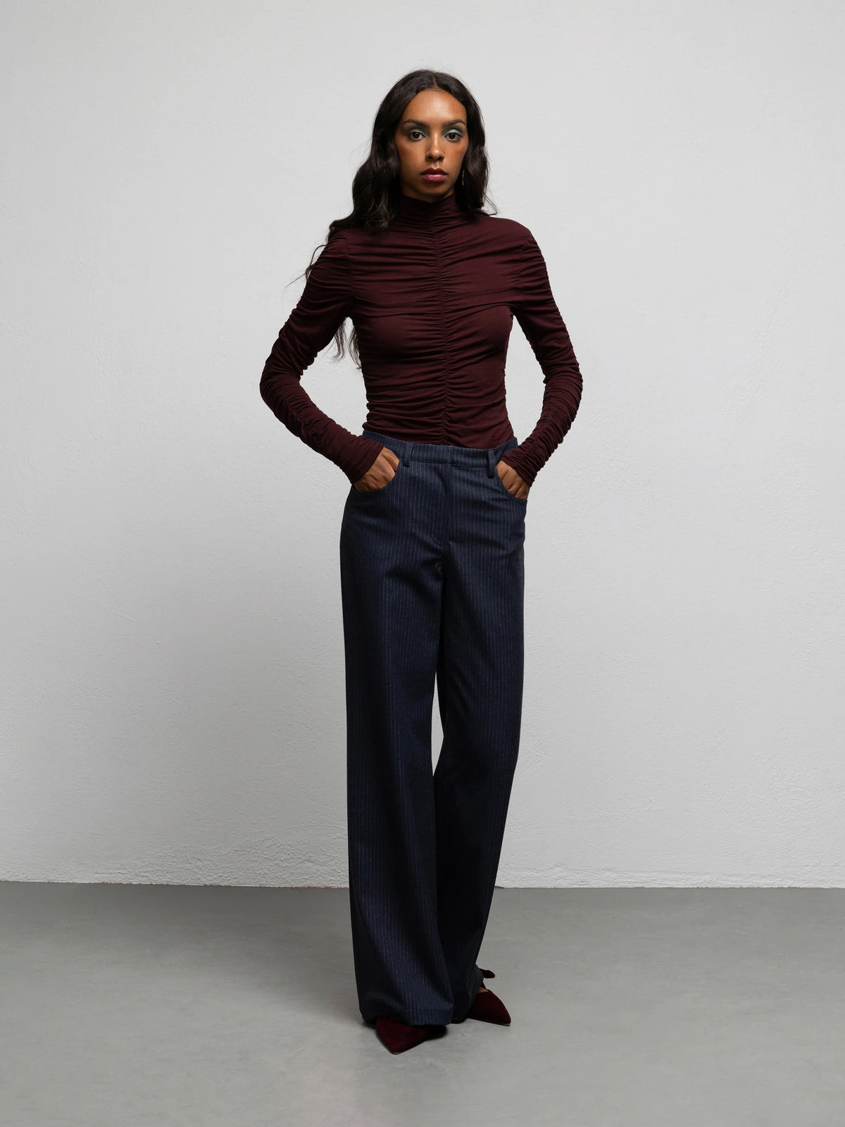 PATTI PANTS - STRIPES BLUE