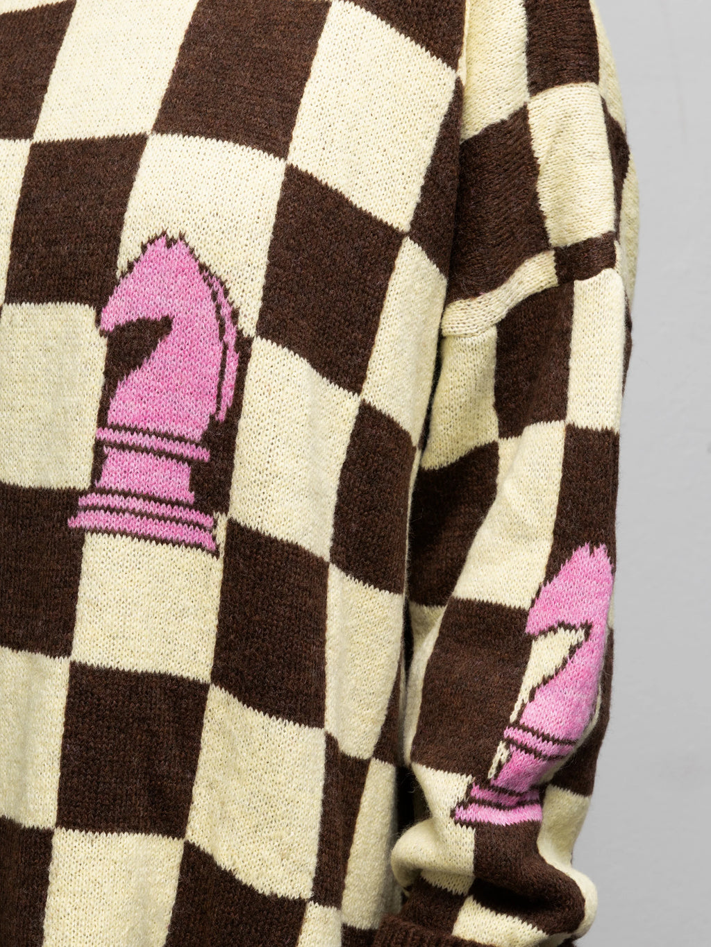 WARHOL KNIT SWEATER - CHESS YELLOW
