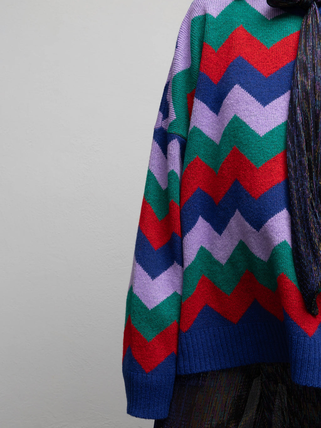 WARHOL KNIT SWEATER - ZIGZAG
