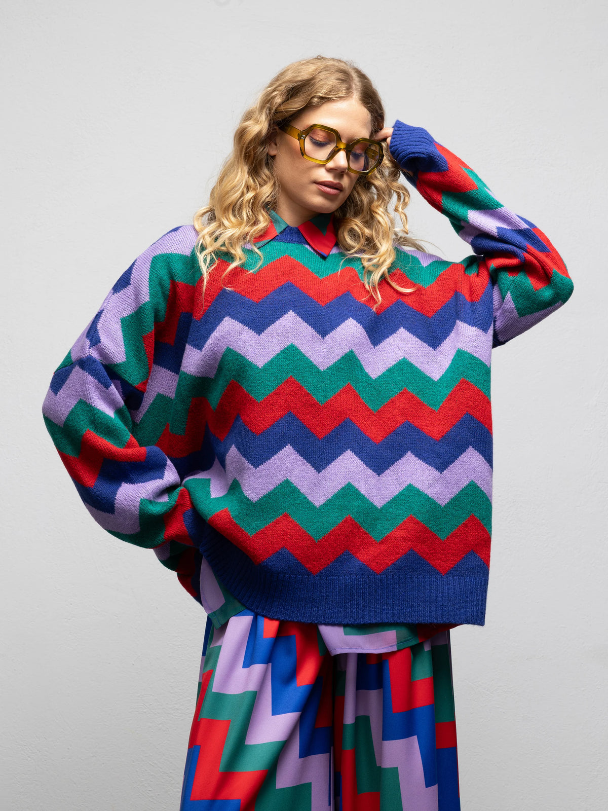 WARHOL KNIT SWEATER - ZIGZAG