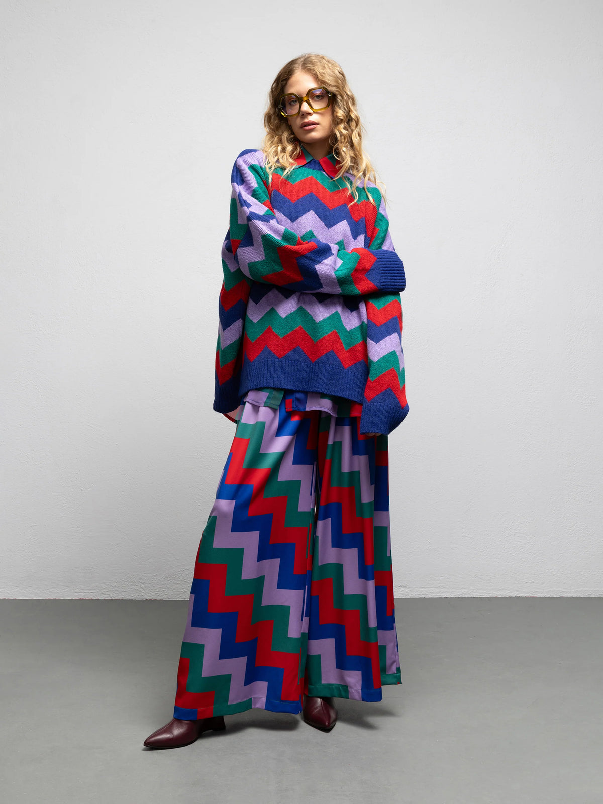 WARHOL KNIT SWEATER - ZIGZAG