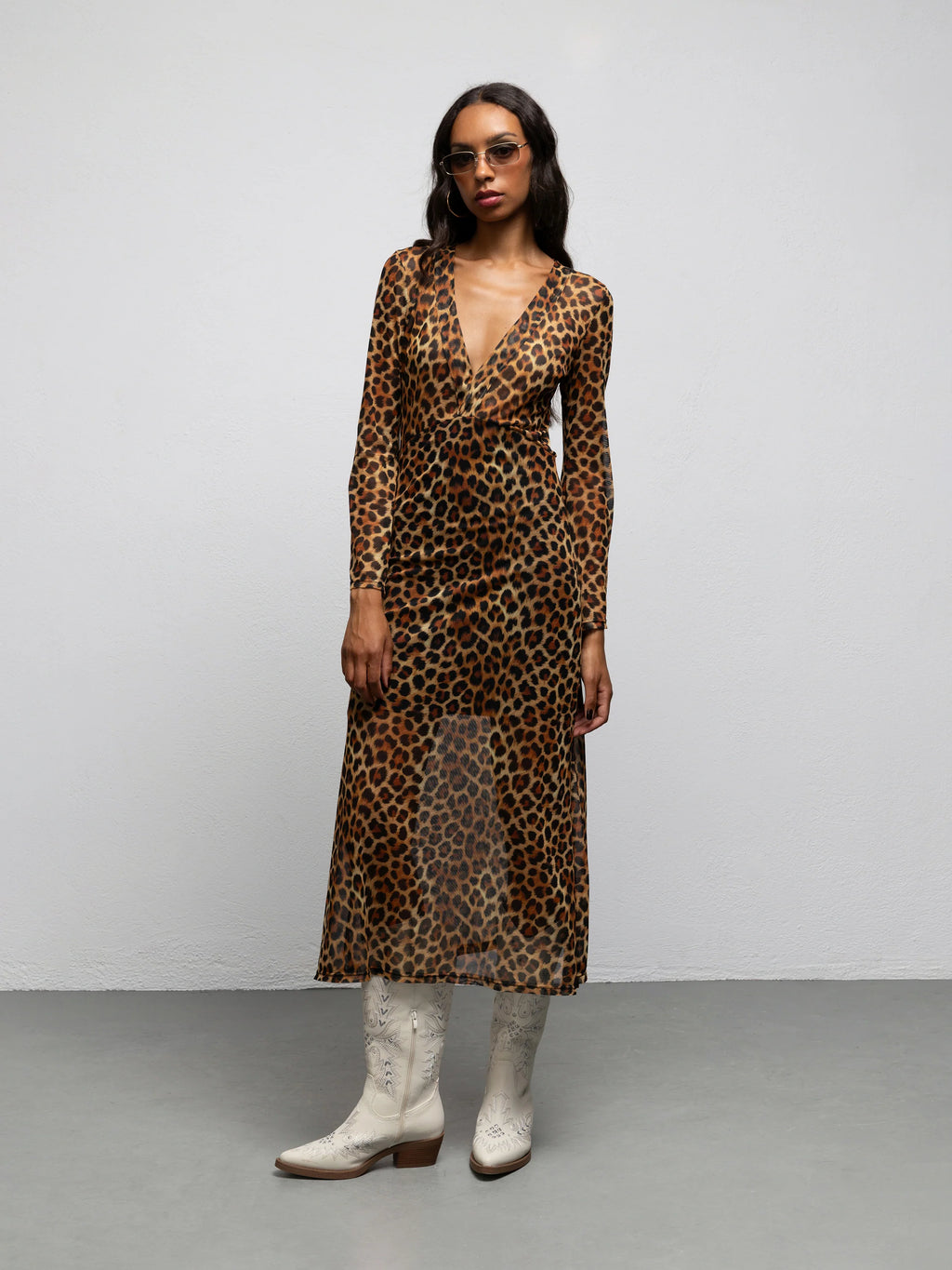 MIRAGE DRESS - LEOPARD