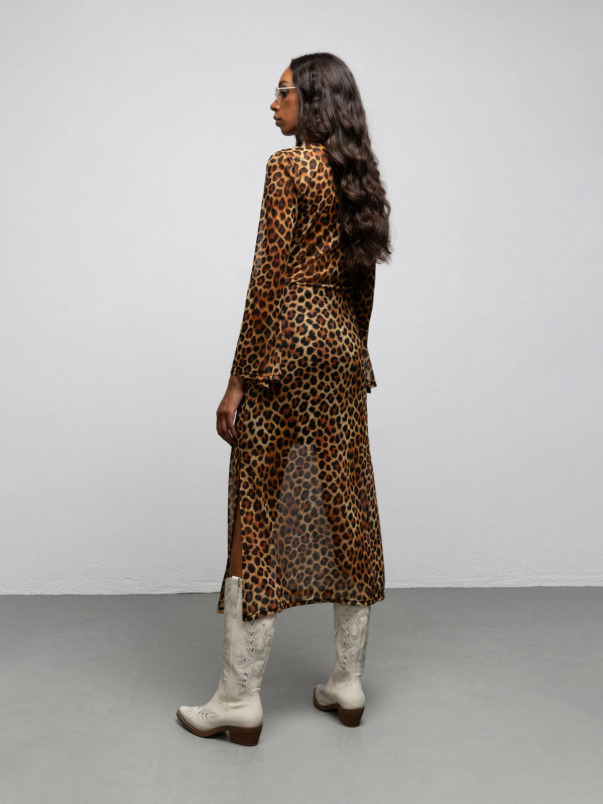 MIRAGE DRESS - LEOPARD