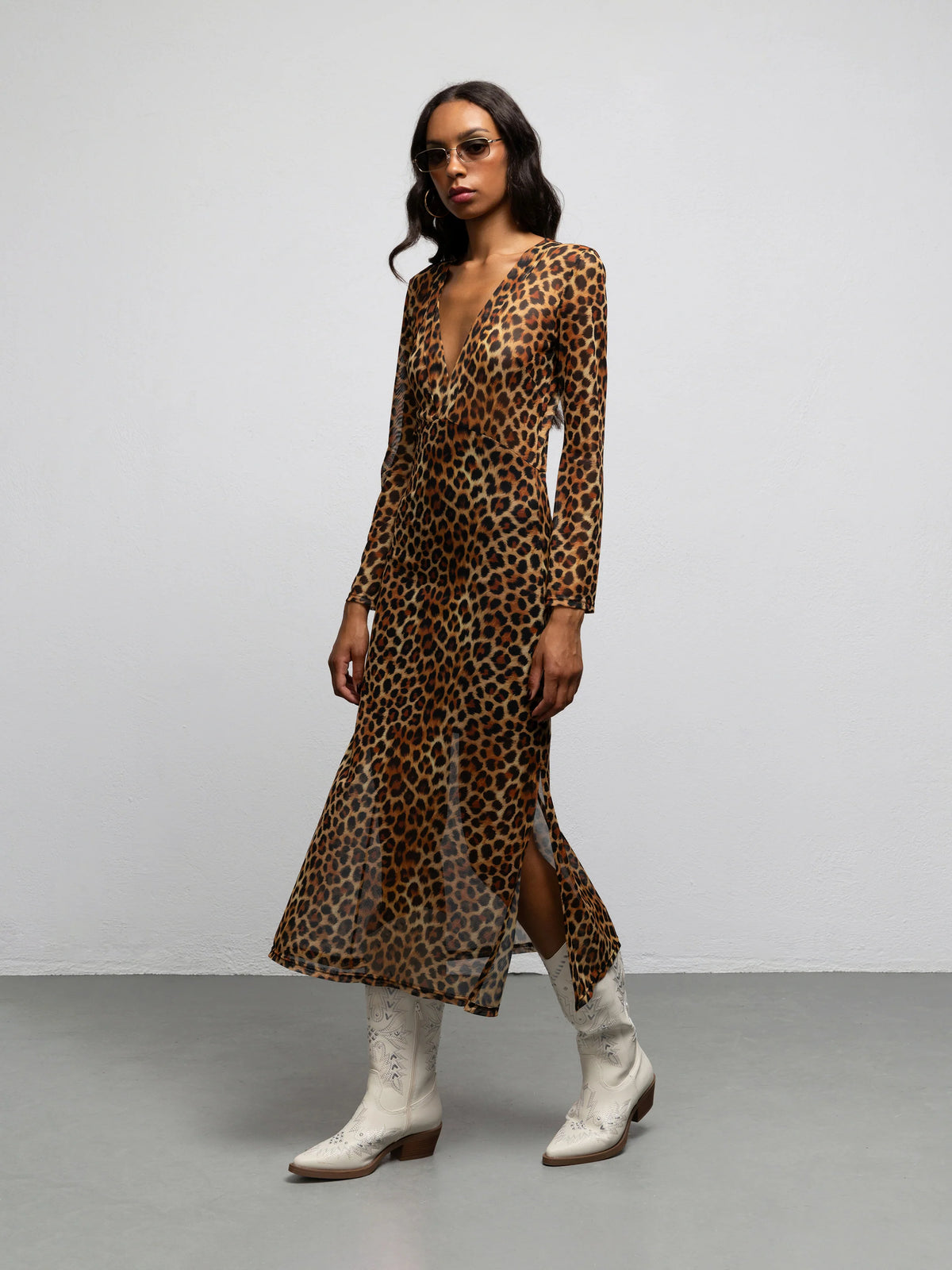 MIRAGE DRESS - LEOPARD