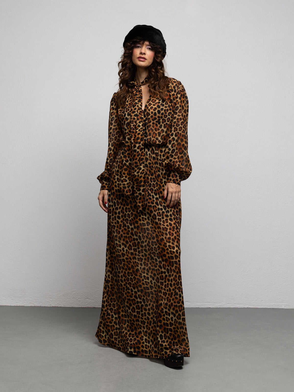 MERCER DRESS - LEOPARD