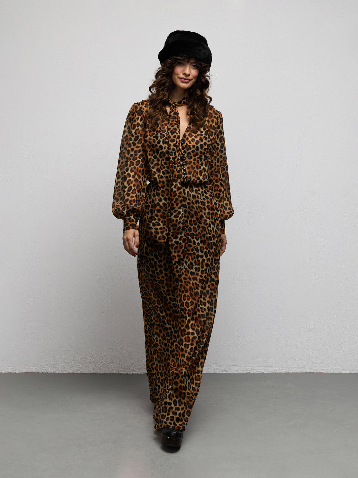 MERCER DRESS - LEOPARD