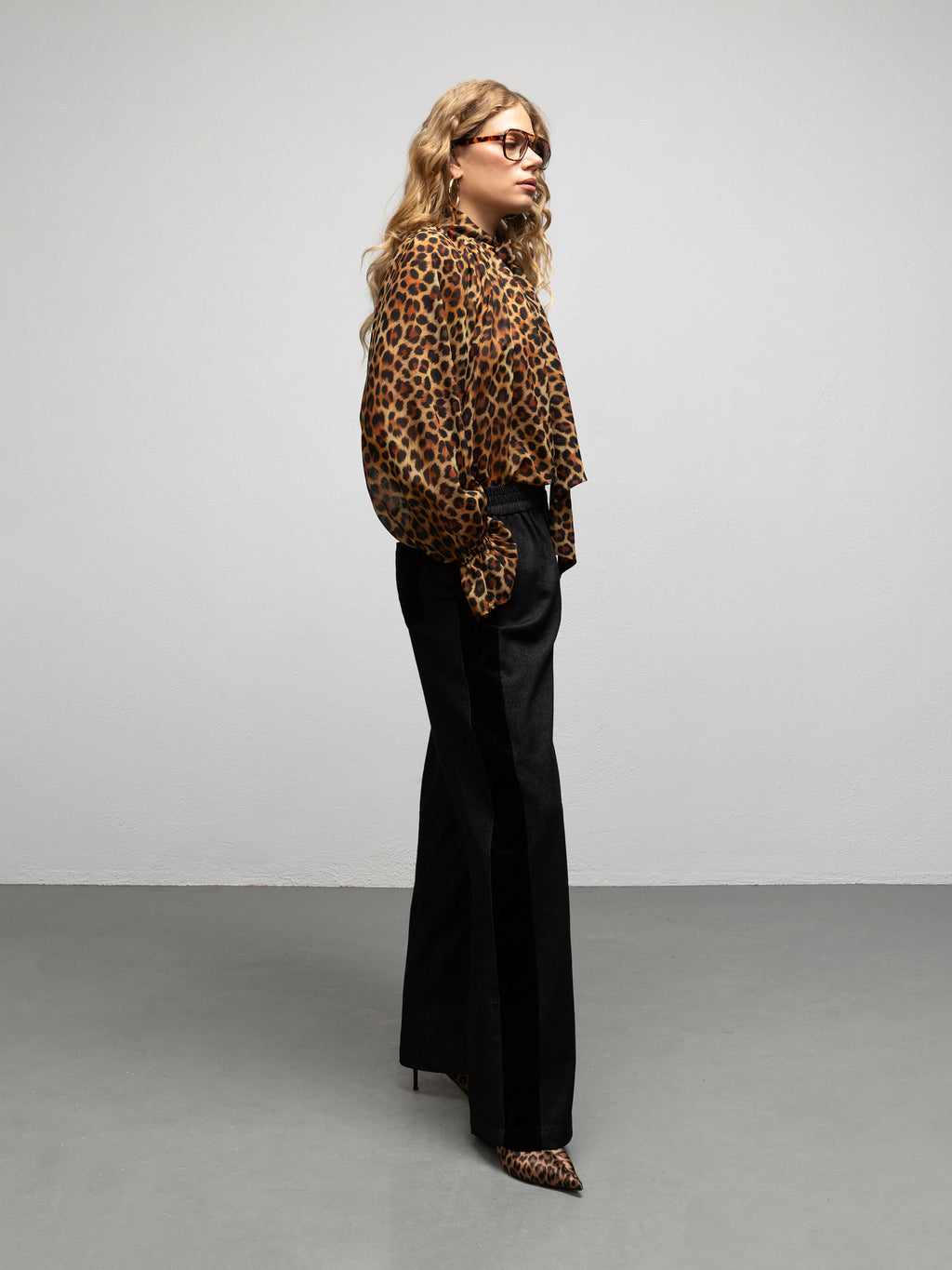 MELODY BLOUSE - LEOPARD
