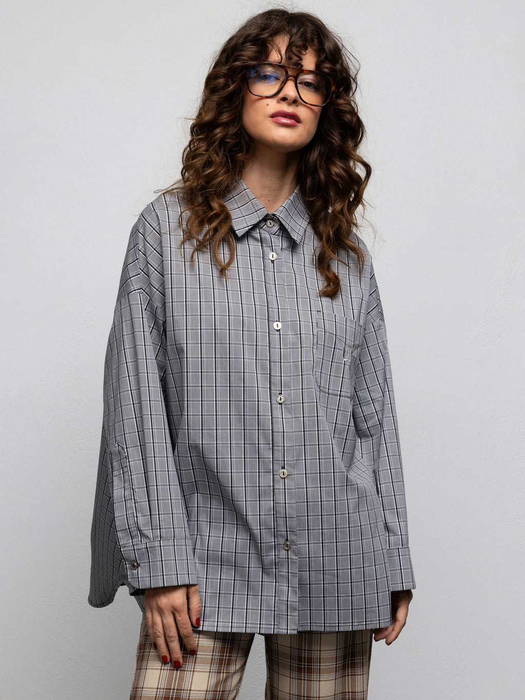 LE FREAK SHIRT - CHECK GREY