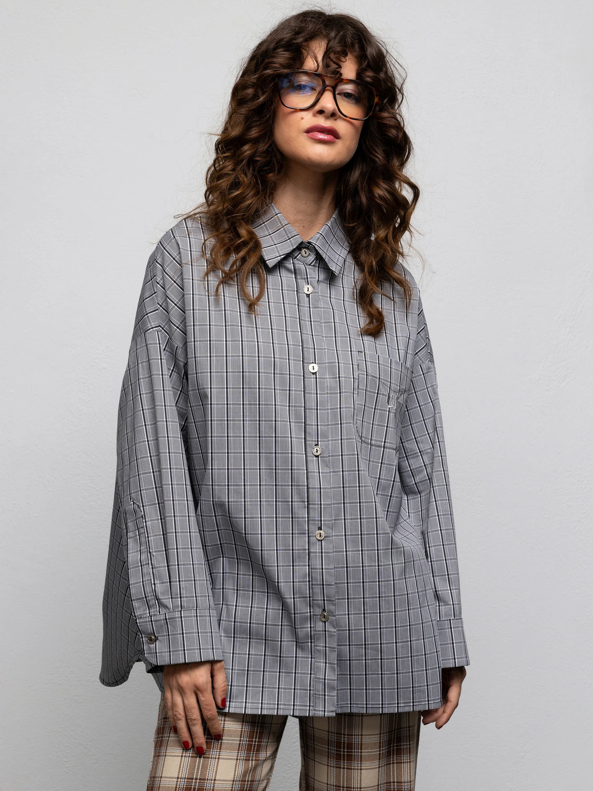 LE FREAK SHIRT - CHECK GREY