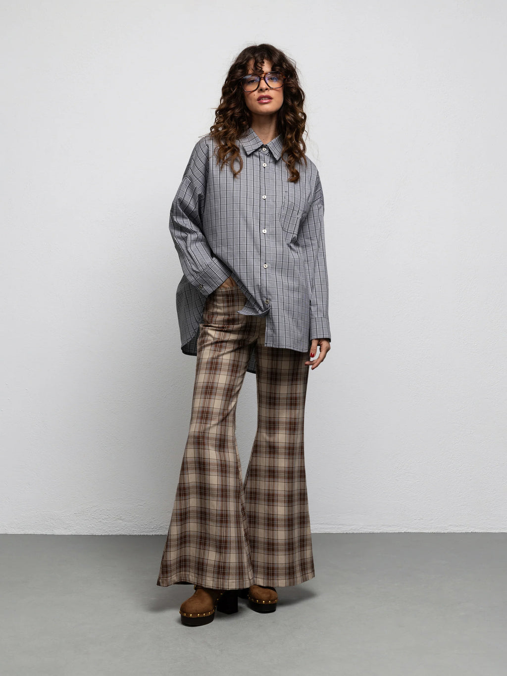 LE FREAK SHIRT - CHECK GREY