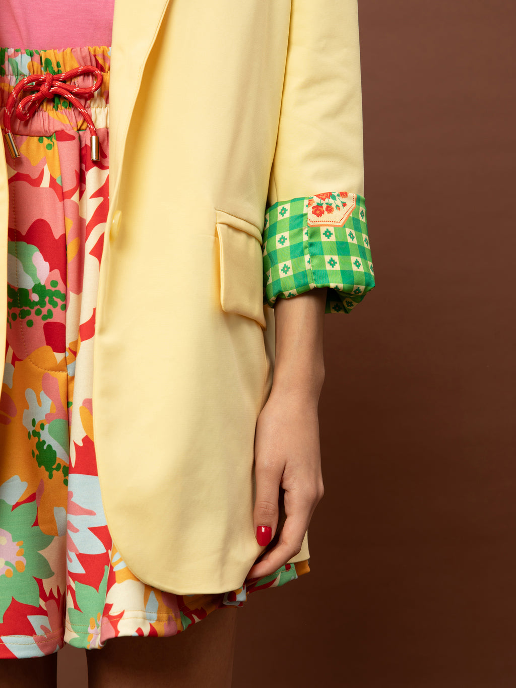OVERSIZED BLAZER - YELLOW
