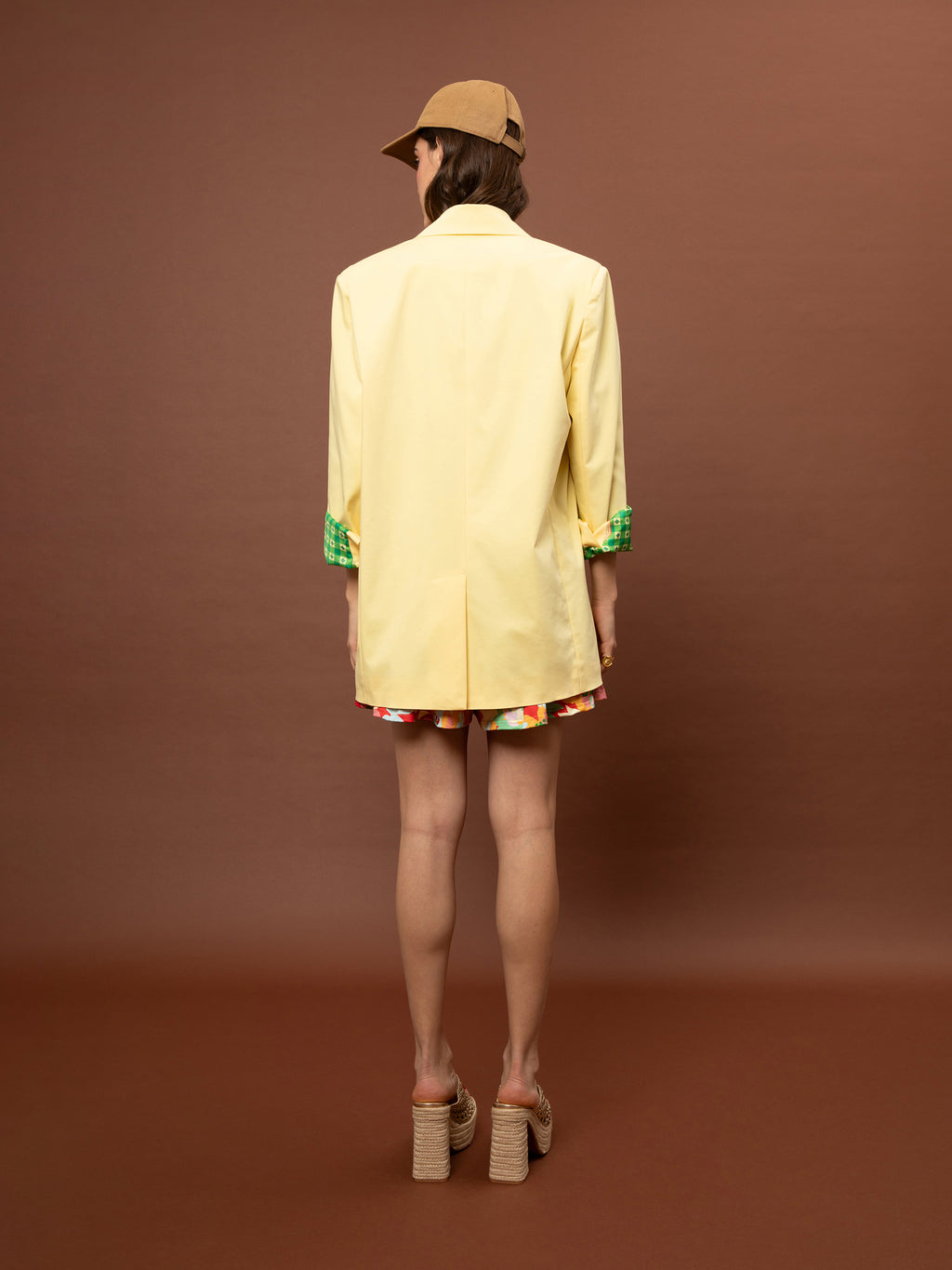 OVERSIZED BLAZER - YELLOW