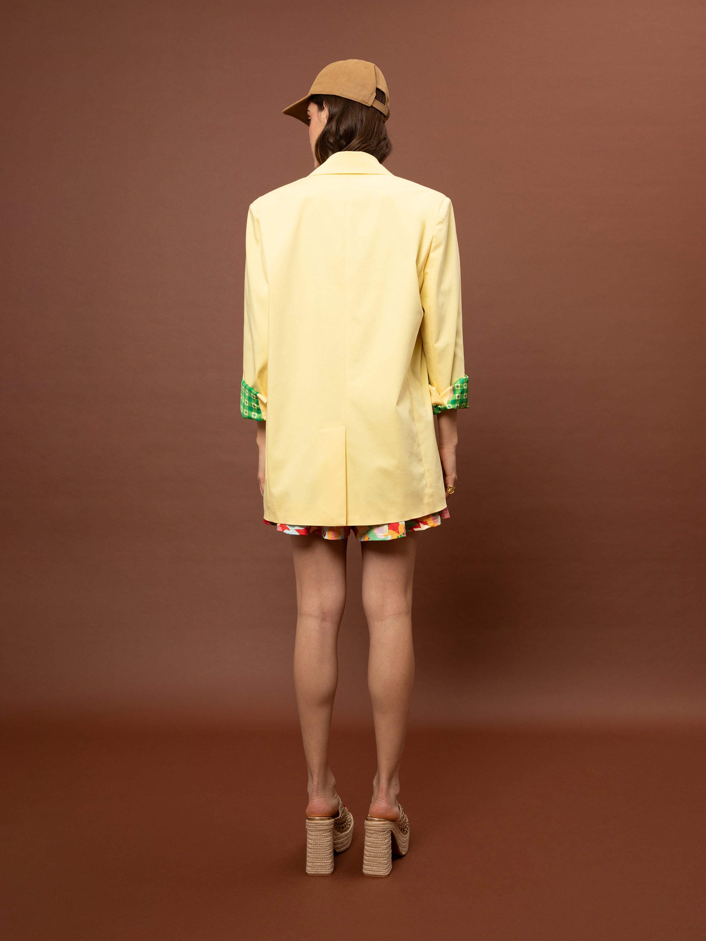 OVERSIZED BLAZER - YELLOW