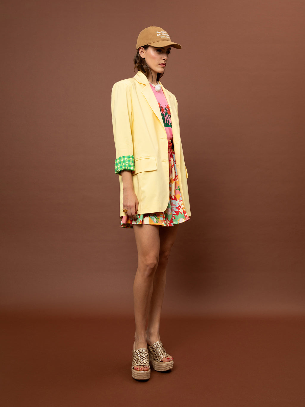 OVERSIZED BLAZER - YELLOW