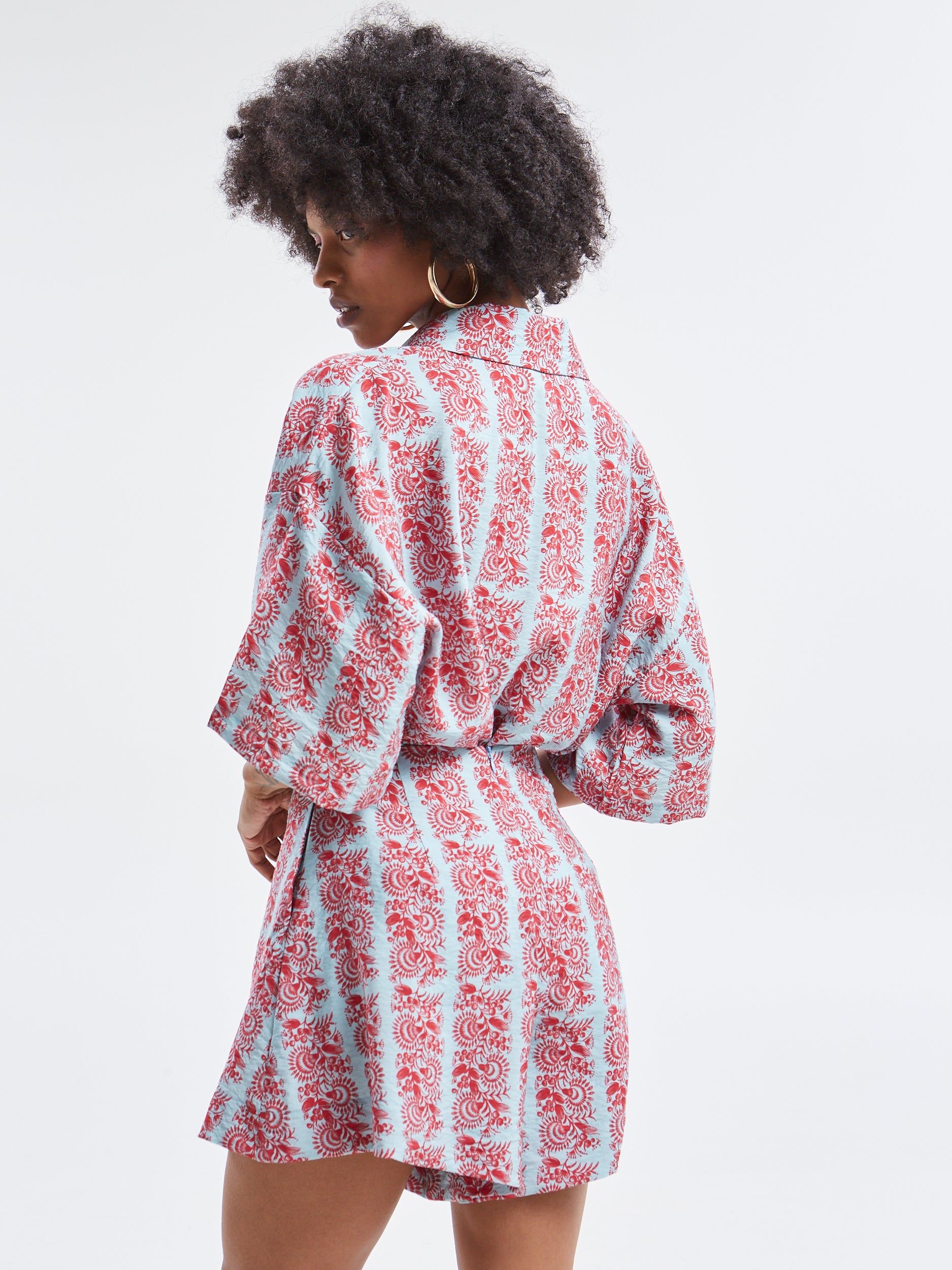Frances rayon floral shorts