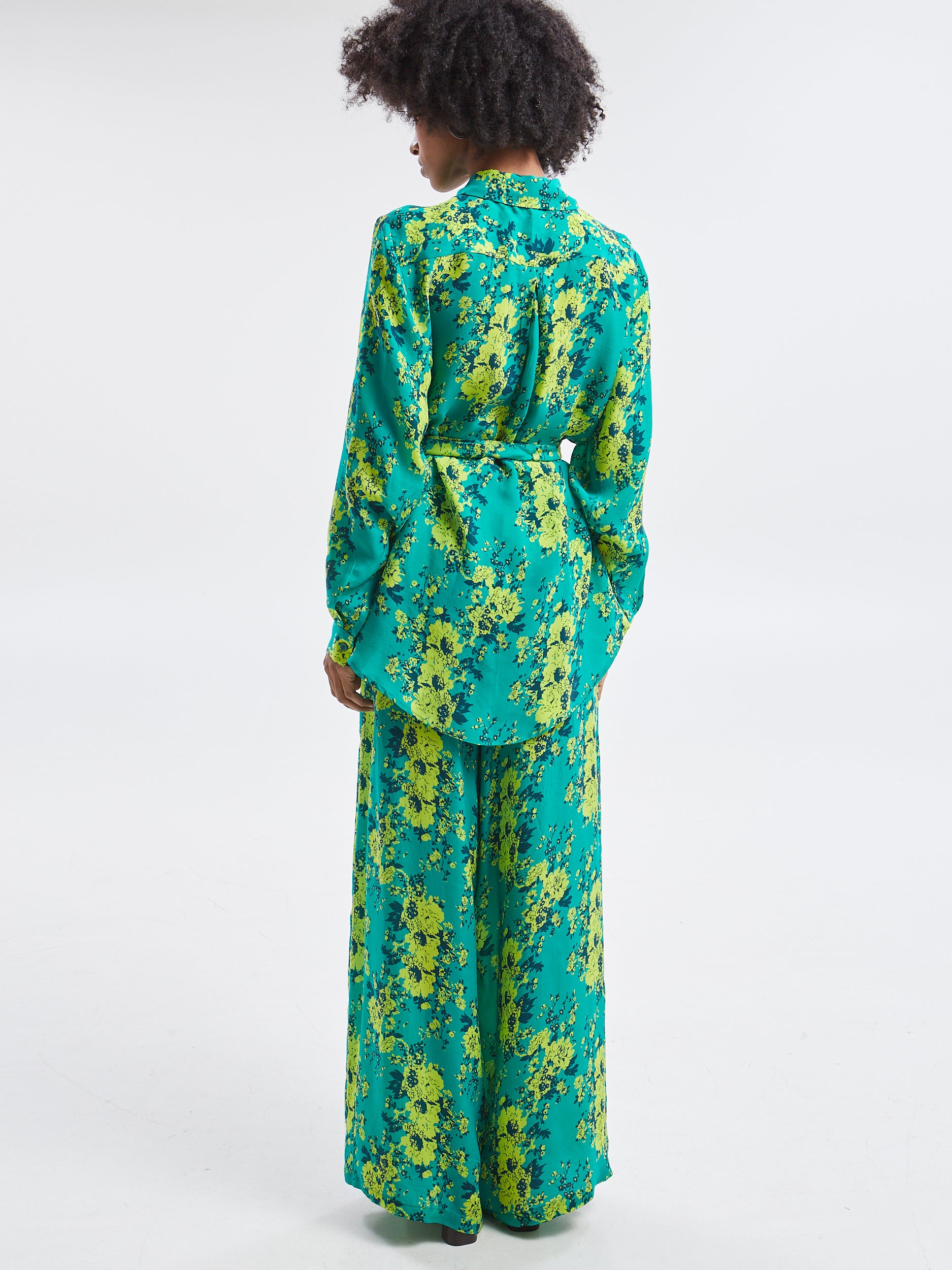 Tahlia cupro floral pants